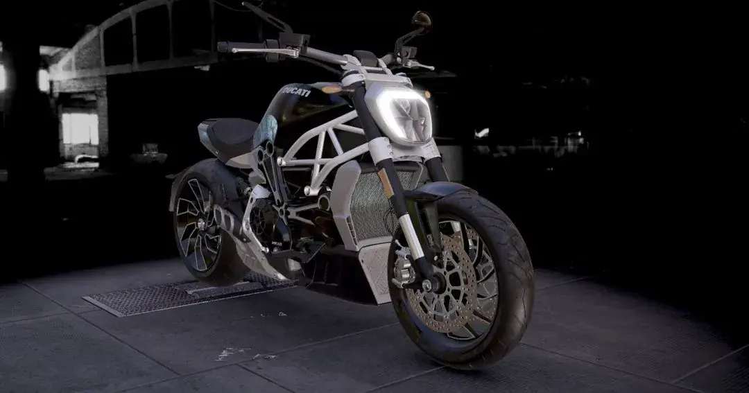 ducati x diavel webgl 3d