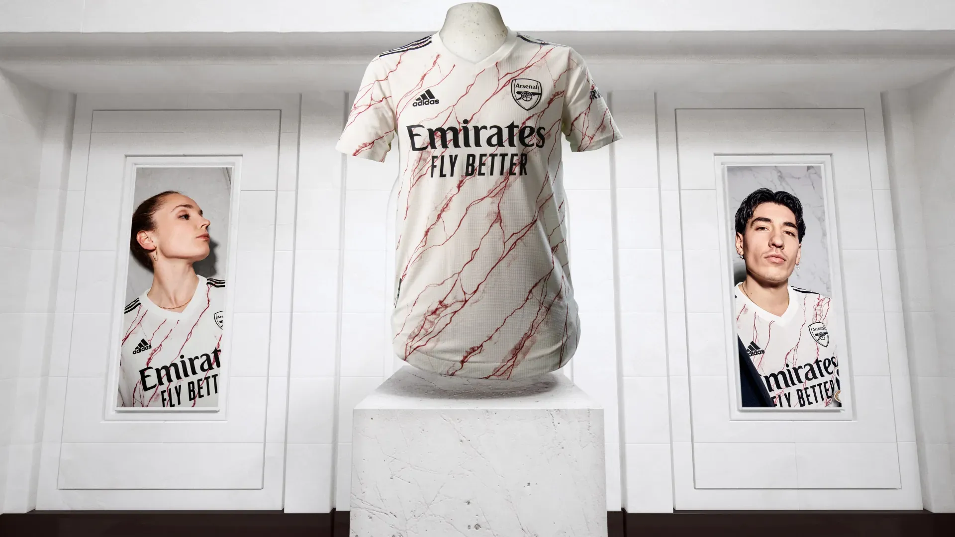 Still from Arsenal FC kit launch for Adidas | TMC