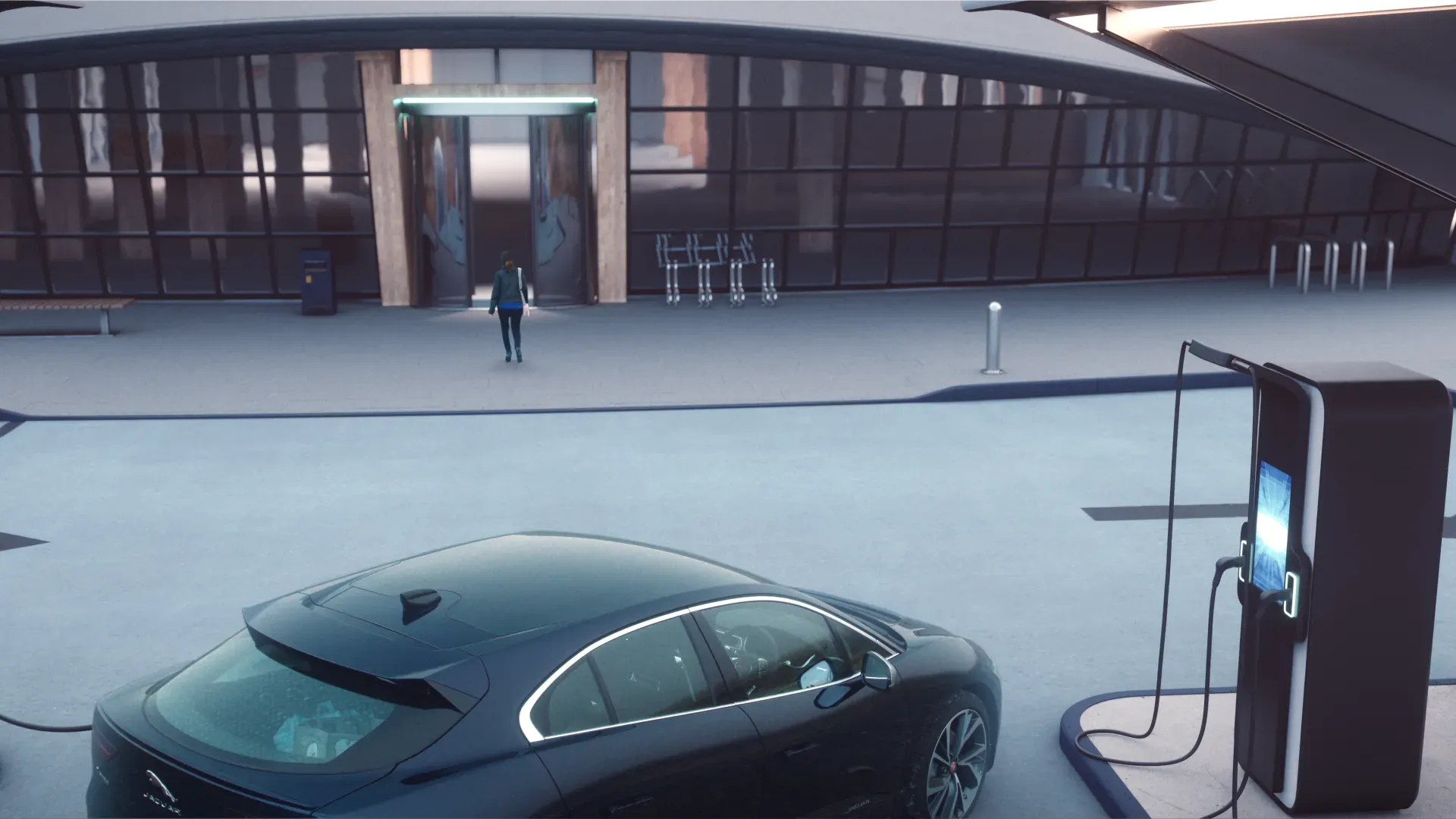 Still from Intel Forecourt of the Future for Intel | Team People